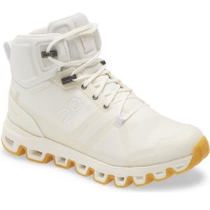 On Cloudrock Edge Raw Waterproof Hiking Boots Women.